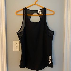 Black VS Pink Racerback Tank
